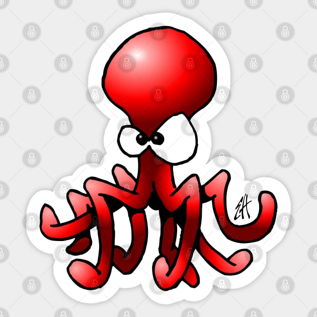 Octopus Sticker by Cardvibes